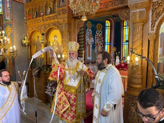 Χειροτονία Πρεσβυτέρου και τιμητική διάκριση για τη συμπλήρωση 50 ετών Ιερωσύνης στον Ιερό Ναό Αγίου Δημητρίου Συλίβαινας