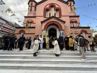 Η Τιμία Κάρα του Αγίου Χριστοφόρου του Παπουλάκου στον Ιερό Ναό Αγίων Πάντων Καλλιθέας της Ιεράς Αρχιεπισκοπής Αθηνών