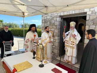Λαμπρά πανήγυρις στο Ιερό Παρεκκλήσιο Αγίας Λυδίας Φωνησκαριάς Αιγιαλείας