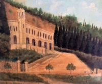 Σπυρίδωνος Κρητικού, ζωγράφου: Περιήγηση στον χώρο του Προνάου που περιβάλλει το Ιερό Αγίασμα του Ιστορικού Ναού της Παναγίας Τρυπητής (Τέταρτο)
